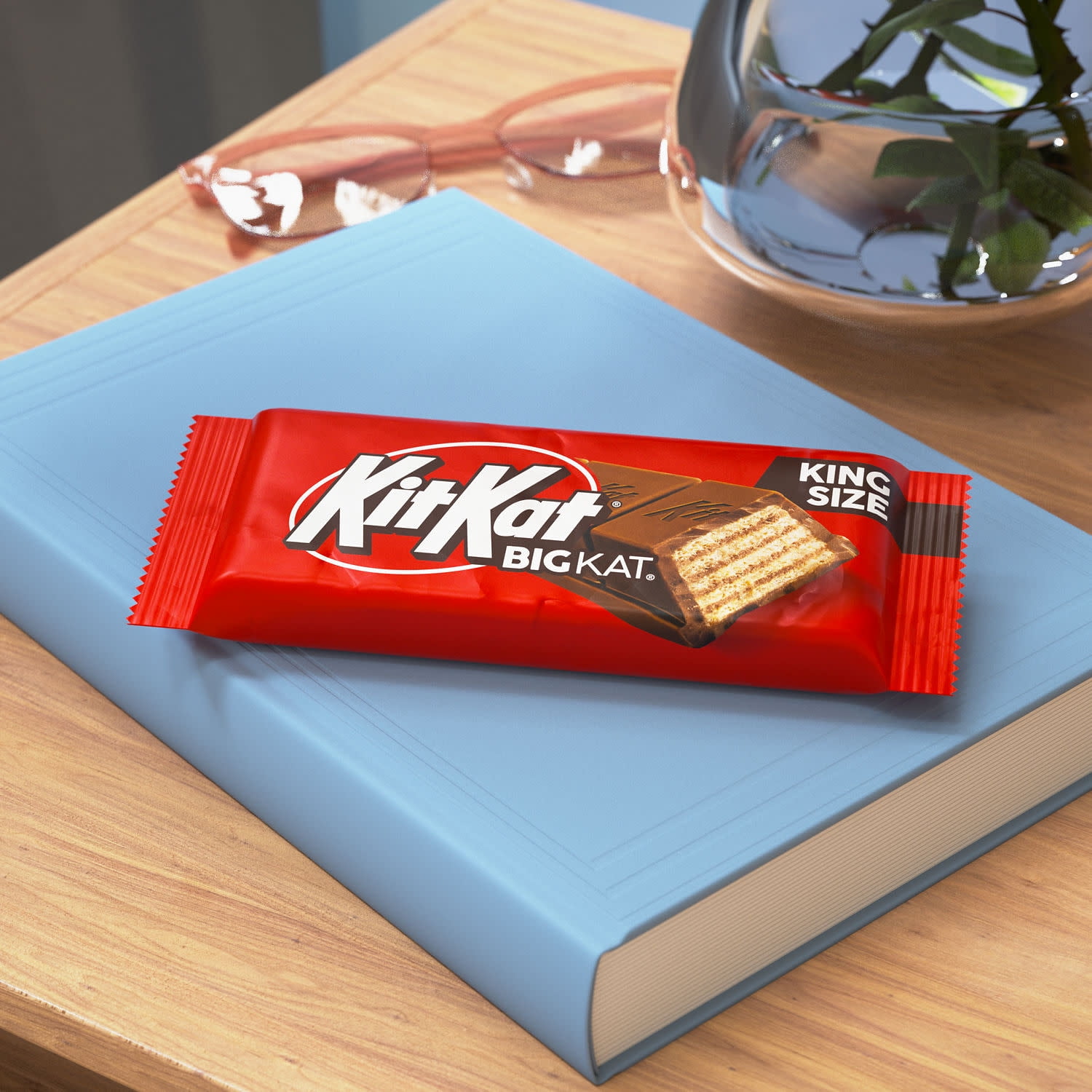 Kit Kat Big Kat Milk Chocolate Wafer King Size Candy, Bars 3 oz, 16 Count