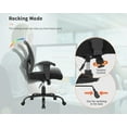 thumbnail image 5 of YRLLENSDAN Big and Tall Office Chair 400lbs Mesh Office Chair Desk Chair Home Office Desk Chairs with Lumbar Support Wide Seat Adjust Arms Rolling Chair for Home Office, Grey, 5 of 8