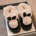 thumbnail image 5 of Baby Girl's Snow Boots Winter Children's Thick Boots With Rabbit Ears Warm Shoes, 5 of 6