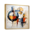 thumbnail image 2 of Designart "Colorful Mid Century modern Fusion I" Mid-century Floater Framed Wall Art Print, 2 of 7