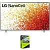 LG 65NANO90UPA 65 Inch HDR 4K UHD Smart NanoCell LED TV Bundle with Premium 4 Year Extended Protection Plan