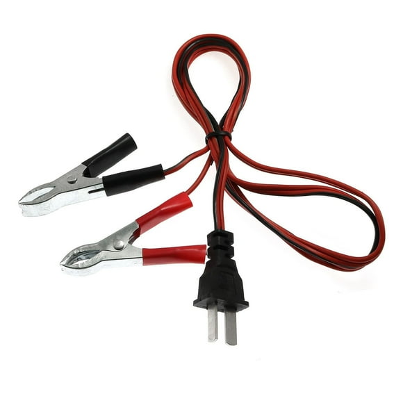 DC12V T-Type Charging Cables with Alligator Clips for Honda Generators 3.9ft