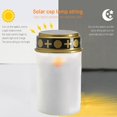 thumbnail image 5 of witspace Lantern Snowman Solar Lights for Cemetery Flameless Solar Powered Light for Prayer Waterproof Outdoor Christmas Decor Cemetery Solar Lights for Lamp, 5 of 5