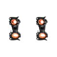 thumbnail image 1 of Greeniant 360 Rotation Mount Road Bike Headlight Light 22-30mm Flash Holder naranja negro 2piezas, 1 of 1