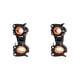 thumbnail image 1 of Greeniant 360 Rotation Mount Road Bike Headlight Light 22-30mm Flash Holder naranja negro 2piezas, 1 of 1