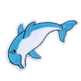 thumbnail image 4 of 20 piezas Delfines Bordado Parches Apliques Decorativos Coser Parches Para Ropa Chaquetas Sombreros Camisetas Con Diseño De Delfines, 4 of 7
