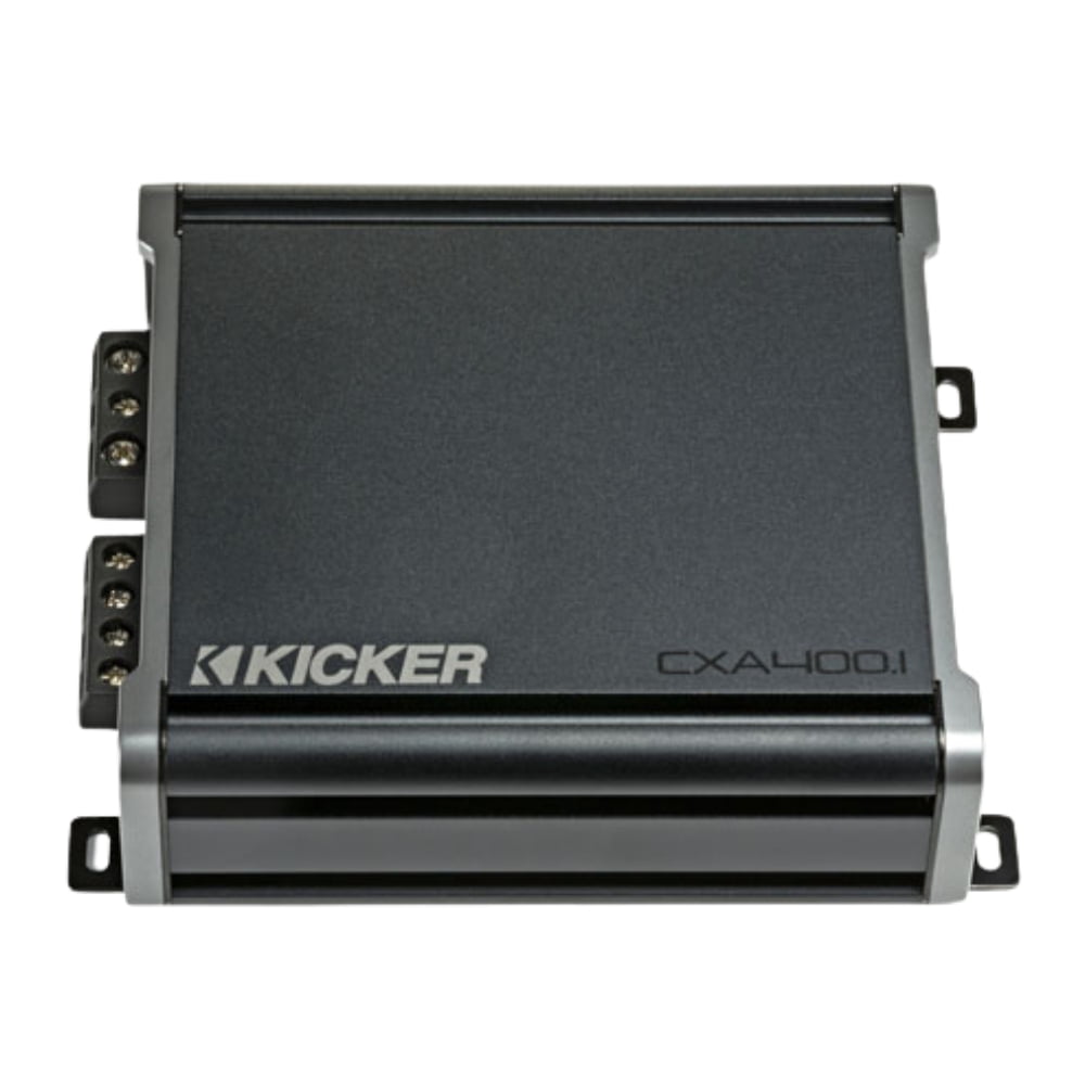 New Kicker CX Series 46CXA4001T Mono Subwoofer Amplifier and 46CK8 Amp Wiring Kit