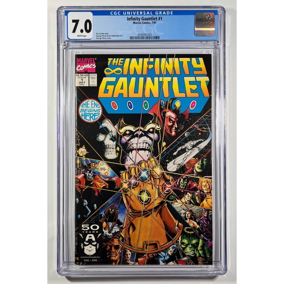 Infinity Gauntlet #1 - CGC 7 Comic Book
