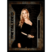 Paige Spiranac 2021 SkyBox Metal Universe Champions Metalized #136 Trading Card San Diego State NCAA Golf