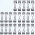 thumbnail image 1 of 25pcs Metal Candle Wick Holder, Silver Stainless Steel Candle Centering Devices for Candle Making, 1 of 5