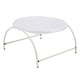 thumbnail image 3 of Cama elevada para hamaca para perros, cama para dormir lavable de malla transpirable desmontable para mascotas, color blanco, 3 of 5