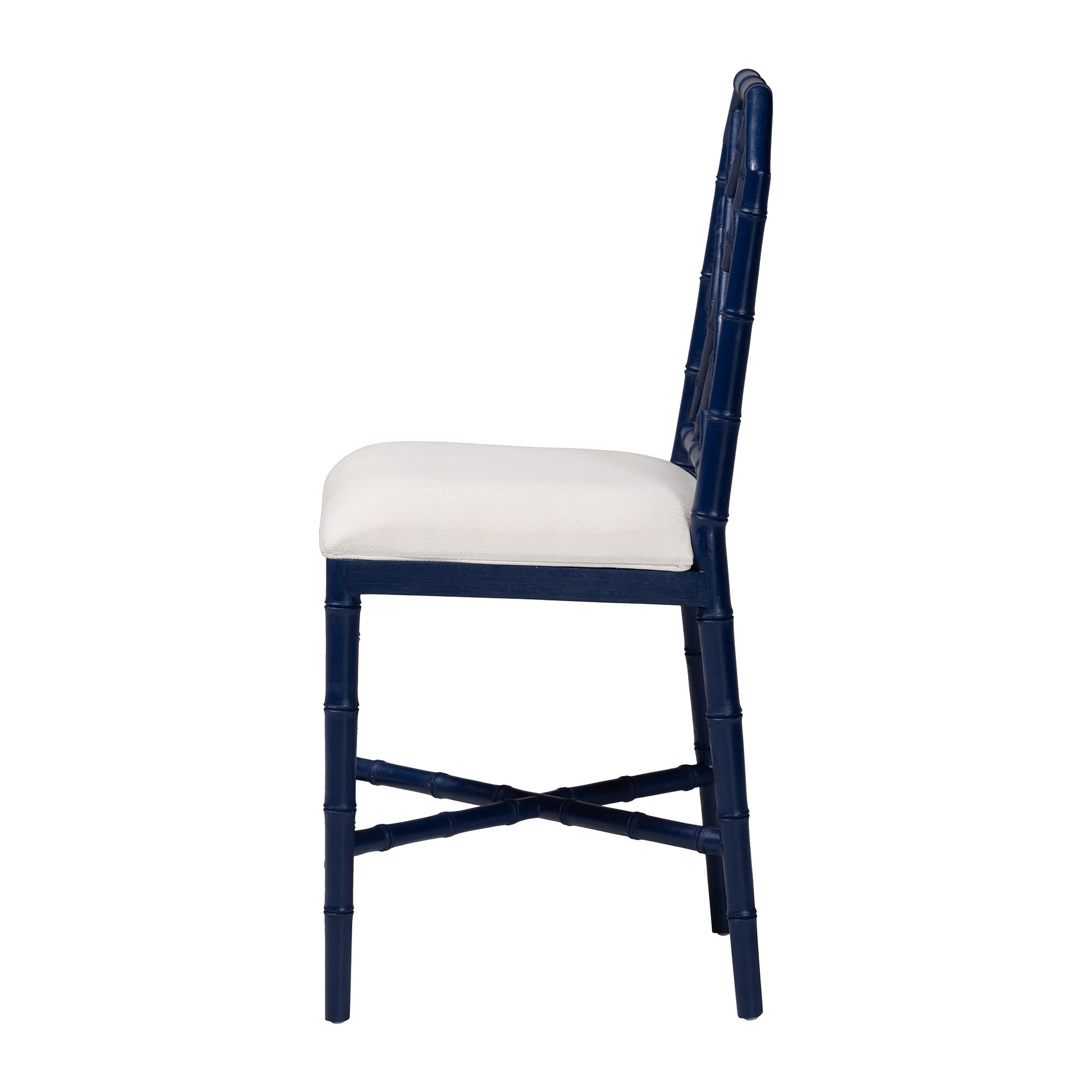 bali & pari Sergio Boho Counter Stool, Counter Height, Navy Blue