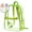 Green, variant on Dvruxg Clear Backpack for Stadium Events, Mini Clear Stadium Bag for Sporting Events, Games, Festival, Concerts(White)