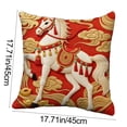 thumbnail image 3 of Rewenti Pillow Covers 17.7x17.7 Inches Decorative Pillow Cases With Soft Fabric Hidden Zipper For Home Decor, 3 of 7