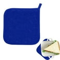 thumbnail image 6 of 1 PCS Microfibre Potholder & Hot Pad, Blue Pot Holders with Pocket, Heat Resistant Potholder, Hot Pads, - Heat Resistant Cotton Hot Pads for Counter and Table, 7x7 inches, 6 of 6
