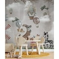 thumbnail image 3 of Muravie Airplane, Flying Balloon and Cute Animal Wallpaper, 3 of 3