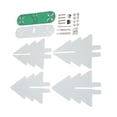 thumbnail image 2 of Electronic Christmas Tree Kit, Decorative Easy Operation Gradient Light DIY Tree Assemble Kit Romantic USB Powered  For Soldering Practice Red,Green, 2 of 8