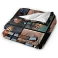 thumbnail image 5 of Samuel L Jackson Collage Blanket Flannel Soft Throw Blankets for Bedroom Livingroom Sofa Home 60"X50", 5 of 6