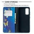thumbnail image 2 of Dteck Case for Samsung Galaxy S20 FE 6.5-inch,Patterned Flip PU Leather Wallet Case Magnetic 3 Card Holder Slots Cash Pocket Protective Kickstand S20 FE 5G Shell Cover,Gold/Blue Butterfly, 2 of 7