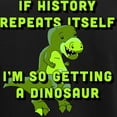 thumbnail image 3 of CafePress - I'm So Getting A Dinosaur Women's Dark Pajamas - Women's Short Sleeve Print T-Shirt and Pants Dark Cotton Pajama Set, 3 of 7