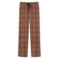 thumbnail image 6 of Xuniizn Mens Pajama Pants, Straight Plaid Print Elastic Waist Casual Pants with Multi Pockets, Full Length Comfortable Pajamas Pants, 6 of 6