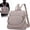 Beige, variant on Backpack Purse for Women, Anti-Theft Travel Convertible Backpack Shoulder Bag Nylon Waterproof Casual Daypack Satchel Handbag(Dark Blue)