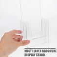 thumbnail image 2 of Display Stand Literature Organizers Magazine Holder Acrylic Show Rack Bookshelfs Clear Brochure Multi-layer, 2 of 5