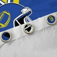 thumbnail image 4 of Manfei Rugby City Curtains and Drapes (42x84),Sports Theme Blackout Curtains for Bedroom,Los Angeles Curtains Pack of 2 (42x84) For Teens,Ultra Soft Bedroom Decor, 4 of 6