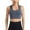Grey, variant on Women's Longline Sports Bra High Yoga Tops Built In Bra Crop Top Sports Bra Wireless Racerback Bra Baggy Workout Tops Women Polyester Top Women Shirt 3x Sports 80s Tops for Women 3 4 Sleeve Crop Top
