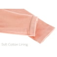 thumbnail image 4 of Lilax Girls' Basic Solid Cotton Full Length Soft Leggings Peach 5 Years, 4 of 5