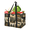 Multicolor 3, variant on CURLYOOT Red Eyed Tree Frog Leaves Reusable Grocery Bag, Large Foldable Grocery Totes Shopping Bag for Groceries, Shopping Bags with Handles for Kitchen Trunk Picnic