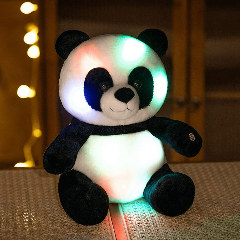  LotFancy Panda Stuffed Animal, 12'' Soft Cuddly Baby Panda Plush  Toy, Cute Plushies for Kids, White and Black, Easter Decorations : Toys &  Games