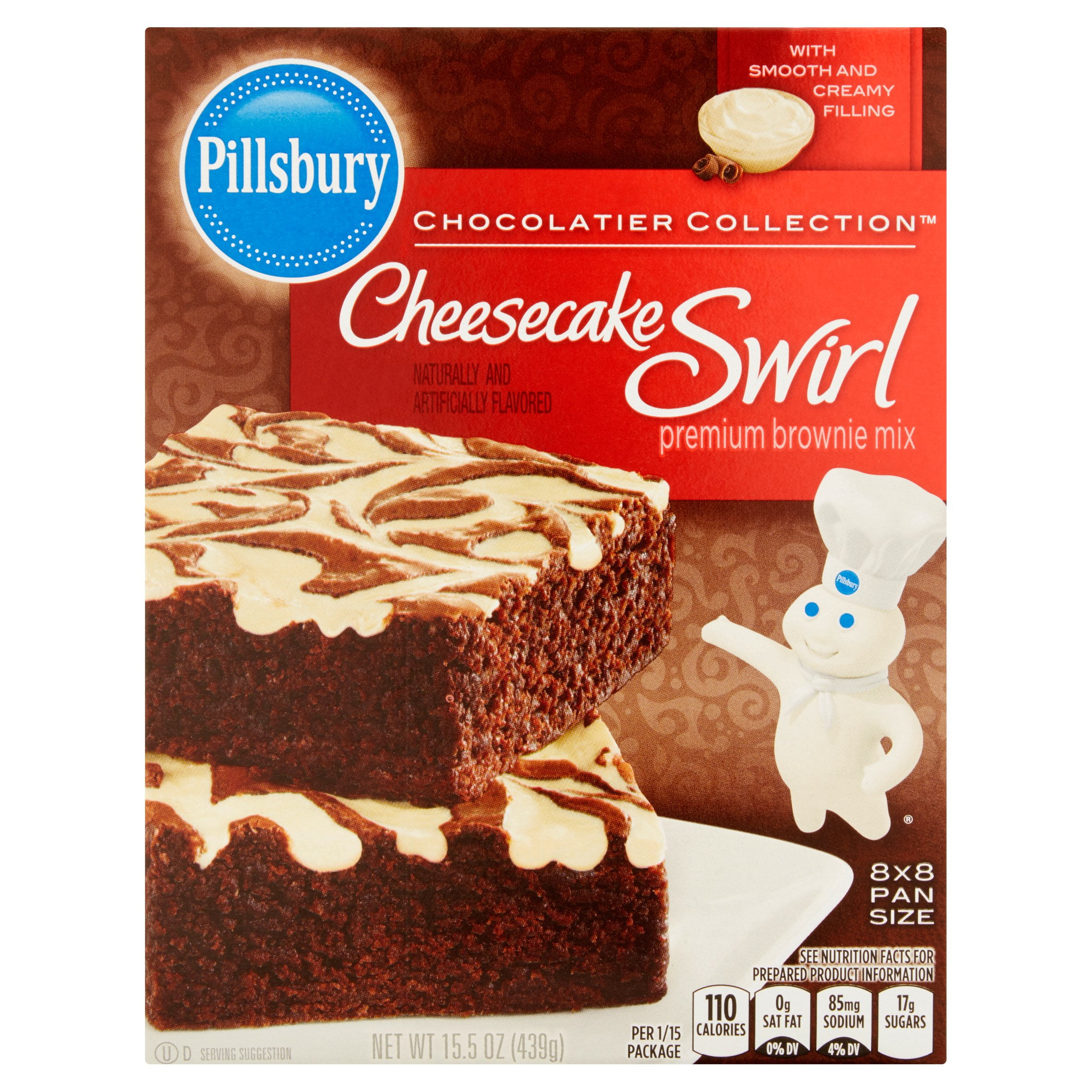 Pillsbury Fudge Supreme Cheesecake Swirl Brownie Mix, 15.5 Oz by The J.M. Smucker Company