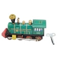 thumbnail image 1 of Locomotora De Cuerda, Elegante Tren De Cuerda Portátil, Juguete De Hojalata Retro Hecho A Mano Para Entusiastas De La Colección, 1 of 7