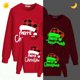 thumbnail image 1 of Camisetas familiares a juego de Navidad, gorro luminoso de Feliz Navidad, sudadera familiar, 1 of 4