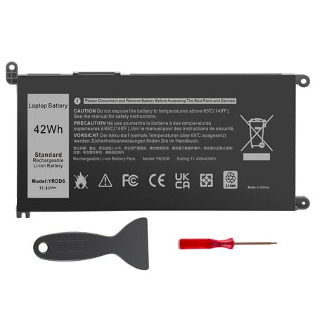 YRDD6 Laptop Battery for Dell Inspiron 5591 7586 5491 5481 5482 5485 3310 15 3582 3583 3593 3584 5590 5593 5594 5585 5598 14 3493 5493 5480 3793 Vostro 3491 5481 5581 5490 5590 0YRDD6 01VX1H 0VM732