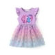 thumbnail image 1 of Vestido Lilo and Stitch de Disney para niñas de 8 a 9 años, color morado, 1 of 6