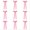Pink, variant on 4-20PC Velvet Ribbon Bows 5x10 Inch Christmas Tree Decorations Vintage Ornaments for Wreath Garland Gift Wrapping Indoor Outdoor Holiday Party Home Festive Supply Elegant Craft