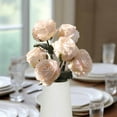 thumbnail image 6 of kkbbma Summer Artificial Flower Bouquets, 6pc Fake Flowers Home Decor, Realistic Fabric Floral Arrangements for Wedding Centerpieces Party Office Vase Decoration, 6 of 9