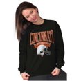thumbnail image 3 of Cincinnati Football Helmet Fan Graphic Pullover Crewneck Sweatshirt Brisco Brands S, 3 of 6