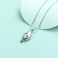 thumbnail image 5 of Urn Necklaces for Ashes Carved Always in my heart Teardrop Keepsake Ashes Necklace Urn Pendant Cremation Memorial Jewelry, 5 of 7