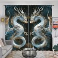thumbnail image 6 of WNOOHIY Mystical Fantasy Dragon Design Light-filtering Curtains for Youngsters Bedroom Living Room,Set of 2 Panels, 6 of 6