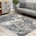 thumbnail image 1 of eRug Outlet Geometric Traditional Indoor Modern Area Rug Navy Blue, 1 of 4