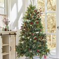 thumbnail image 2 of Crystal Christmas Tree Picks, 1 Pack 13inch Red Acrylic Branch Stems with Decorative Berries, Christmas Picks for Tree, Wreath, Garland, Centerpiece and Vase Decor, 2 of 2