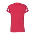 thumbnail image 3 of LAT Women's Football V-Neck Fine Jersey Tee, 3 of 3