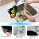 thumbnail image 4 of Cesta coladora para fregadero de esquina, innovador filtro triangular para fregadero de cocina con diseño único, colador de fregadero de acero inoxidable para un drenaje de agua y preparación de, 4 of 5