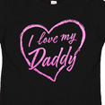 thumbnail image 4 of Inktastic I Love My Daddy in Pink Chalk Heart Boys or Girls Toddler T-Shirt, 4 of 5