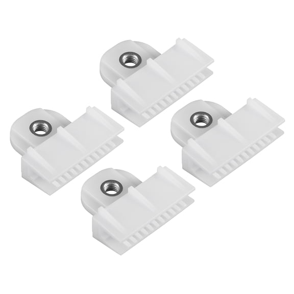 4 Pcs Car Window Door Glass Channel Retainer Clip 1.54"x1.42"x0.51" Glass Regulator Holder Sash Clip