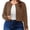 G1-Coffee, variant on SHOWMALL Women's Plus Size Cropped Cardigan Long Sleeve Button Down Sweater Casual Knit Tops Shrugs