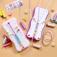thumbnail image 4 of Wekvgz Friendship Bracelet Making Kit Jewelry String Maker Kit DIY Arts and Crafts Toys Bracelet String Making Kit Kids Travel Activity Set for 6 Years Old and Above Kids Girls GIfts Ideas, 4 of 10